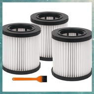 3PCS DCV5801H HEPA Filter for  DCV580 DCV581H DCV5801H Wet/Dry Vacuum Cartridge Filters