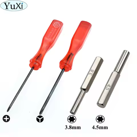 YuXi 3.8mm / 4.5mm / Y Screwdriver Bit Set For NES for SNES for N64 for Game Boy Screw Driver Repair