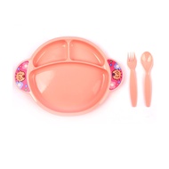 Lustybunny 3 in 1 Divider Baby Plate 3 Plate Lusty Bunny Baby Dinnerware Set LB1329 - RD610