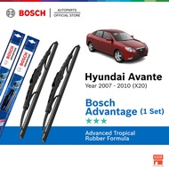 Bosch Advantage U Hook Wiper Set for Hyundai Avante X20 (24"+16")