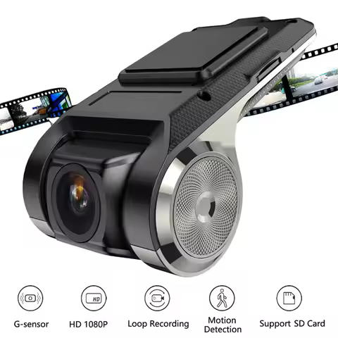 New Mini Car DVR Camera Dashcam For Android USB Video Registrator G-sensor Night Vision WIth ADAS G-