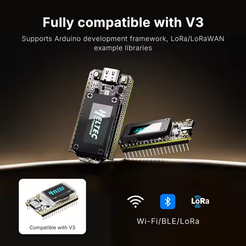 New Heltec LoRa 32 V4 Meshtastic ESP32 Dev-Board SX1262 0.96inch OLED Solar Powered Mesh Network GPS