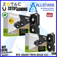 (ALLSTARS) ZOTAC RTX 5060 Ti Twin Edge OC 8GB  / Twin Edge OC 16GB Gaming Graphics Card (ZT-B50610H-
