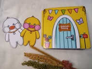 Bebek paperdoll house mainan edukasi anak quiet book rumah bebek viral