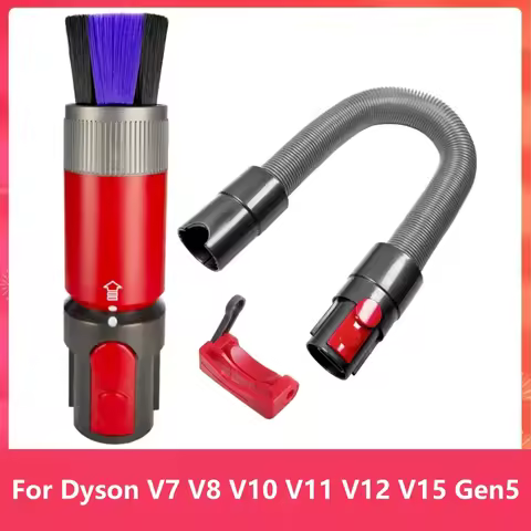 Attachment Kit for Dyson V7 V8 V10 V11 V12 V15 Gen5 Cordless Vacuum Cleaner,Home and Car Cleaning Br