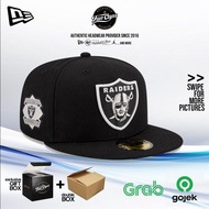 [ORIGINAL] LAS VEGAS RAIDERS SIDE PATCH BLACK 59FIFTY | TOPI NEW ERA