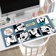 Mousepad gaming premium panjang mouse pad motif mickey minnie mouse donald duck deasy duck chip dale