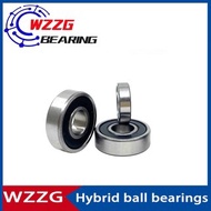 WZZG 1PCS 6205-2RS 25*52*15 Hybrid ceramic SI3N4 ball Bearings bicycle Bearing