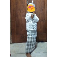 Children's koko Pants Sarong Suit 5-11 Years