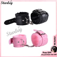 SG Seller Starley✨Leather Plush Handcuff BDSM Bondage SM Couples Sex Toy Adult