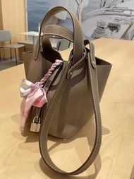 (not the bag )Picotin 18 22 in the loop mini evelyne 改造肩帶 皮帶 豬鼻金鏈 銀鏈現貨 大路色 in the loop Evelyne