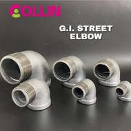 G.I. STREET ELBOW GALVANIZED IRON PIPE FITTING 1-1/4" , 1-1/2" , 2"
