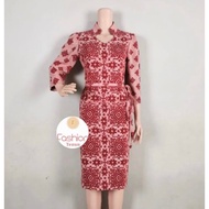 FT CLAUDIA PINK WOVEN DRESS