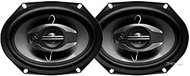 2) New AUDIODRIFT DSA-6873S 6x8" 350W 3 Way Car Audio Coaxial Speakers DSA6873S