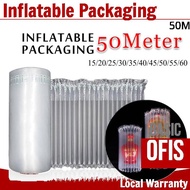 50M High Quality 50M Inflatable bubble wrap Air Packing Protective