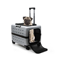 MH Pet Trolley Bag Cat Bag Outdoor Portable Large Capacity Two Cat Boxes Cat Cage Dog Cat Aviation Luggage