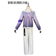 Virtual YouTuber Cosplay Fuwa Minato Anime Animation Costume Clothes Party Comic Exhibition Performa