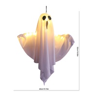 Lighted Spooky Ghost Decor Halloween Decorations Outdoor with LED Lights Scary Standing Ghosts Decor
