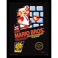 【任天堂】超級瑪利歐NES封面30*40複製畫/Super Mario