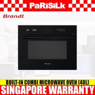 Brandt BKC7153BB Built-in Combi Microwave Oven (40L)