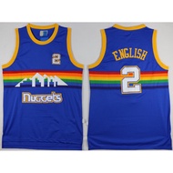 Embroidered Version Basketball Jersey Denver Nuggets Jersey Vest Anthony Iverson