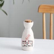 Japanese Style Sake Bottle Wine-Heating Pot Dry Ice Small Pot Japanese Style Liquor Divider Ceramic 