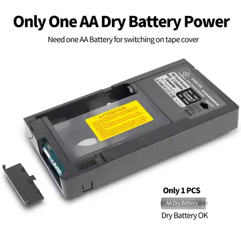 Classic Vintage VHS-C Tape Adapter, Convert VHS Tapes To VHS-C Half-size Video Cassettes With This C