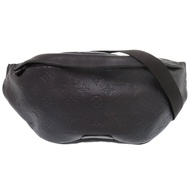 路易威登 Discovery 腰包 Monogram Shadow M44388 黑色斜背包 LV 1003 [二手]LOUIS VUITTON