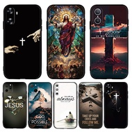 W[10] Christ Bible Verse Jesus for Huawei Y9A Y5  Y6s  Y6 Pro Y7 Y9 Prime TPU silicone black phone c