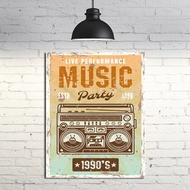 SS56 Music Wall Decoration Poster 90's
