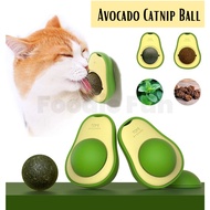 Pet Avocado Catnip Ball 360 Degree Rotation Avocado Pet Interactive Kitten Toys Pet Mainan Kucing
