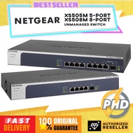 NETGEAR XS505M/ XS508M 5/8-Port 10GbE Multi-Gigabit Unmanaged Switches with SFP+