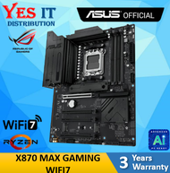 ASUS X870 MAX GAMING WIFI 7 MOTHERBOARD AMD Socket AM5 for AMD Ryzen™ 9000 & 8000 & 7000 Series / RA