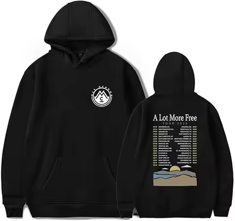 Max McNown Tour 2025 Hoodie Unisex Sweatshirt Vintage 90s Clothes Fashion Pullover Hip Hop Long slee