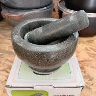 Mortar and Pestle Stone Lesung (Black) Mortar and Pestle Pestle and Mortar