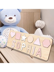 Wooden Personalized Name Puzzles For Toddlers 1-3+, Custom Puzzles, Puzzle, Personalized Name Puzzle