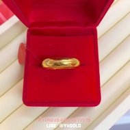 แหวนทอง2สลึง YHGOLD แหวนเกลี้ยง ทองคำแท้96.5% ขายได้จำนำได้