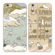 Retro Cat Suitable for iPhone8 Apple 13 Phone Case 14promax Cute 7plus Female 6s Illustration se Sec