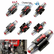 CHAMPIONO DC Resettable Circuit Breaker, 60A 50A 40A 30A 150A 125A 100A 80A Self Recovery Circuit Br