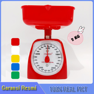 Timbangan Kue / Timbangan Plastik / Timbangan 5 Kg Crown Kitchen Scale
