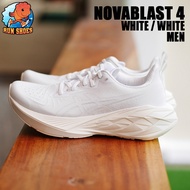 รองเท้าวิ่ง Asics - Novablast 4 1011B693 102 สี ขาวล้วน FF Blast+ ขายแต่ของเเท้เท่านั้น