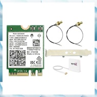 [W F S B] AX210NGW Card+WIFI6E Magnetic Antenna 2.4G/5G/6Ghz Tri-Band Bluetooth 5.3 WIFI Adapter 537