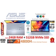 Asus Vivobook 15 M1502I 15.6'' FHD Touch/ Ryzen 7 4800H/ 24GB RAM/ 512GB SSD/ RADEON GRAPHIC/ W11+MS