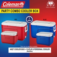 COLEMAN 48QT PARTY COMBO COOLER BOX