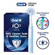 Oral-B iO 3 Clean & Gum Care Electric Toothbrush Ice Blue, 1 Handle, 1 Clean & Gum Protect Brush Hea