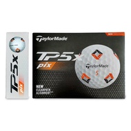 11GOLF - ลูกกอล์ฟ 5 ชั้น 1 กล่อง 12 ลูก (แพ็คเก็จใหม่) TAYLORMADE TP5X PIX GOLF BALLS รหัสสิค้า 1200