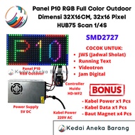 PANEL MODULE MODUL LED P10 RUNNING TEXT SMD RGB FULL COLOR OUTDOOR - BIMA SAKTI7