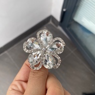 A303_ STONE FLOWER TAG SIZE 5cm