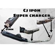 CJ IPOH Y15ZR RS150 35MM / 38MM CHARGER /SUPER CHARGER EXHAUST