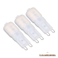 CARAMELOMA 3pcs G9 LED Bulbs, SMD Chip Natural White G9 Corn Bulbs,  Dimmable High Brightness Energy